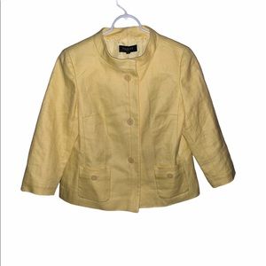 TALBOTS NWT $169 Mock Neck Button Up Lined Front